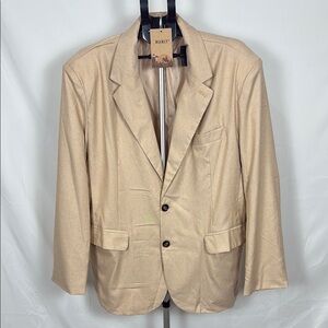 Manly Bands Men's Tan Sport Coat Blazer New With Tags Casual Business Jacket